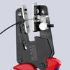 KNIPEX 12 12 06 Precision Insulation Stripper with adapted blades with multi-component handles burnished 195 mm