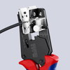 KNIPEX 12 12 11 Precision Insulation Stripper with adapted blades 1.5/2.5/4/6mm² with multi-component handles burnished 195 mm
