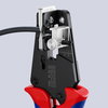 KNIPEX 12 12 12 Precision Insulation Stripper with adapted blades 4/6/10mm² with multi-component handles burnished 195 mm