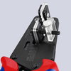 KNIPEX 12 12 12 Precision Insulation Stripper with adapted blades 4/6/10mm² with multi-component handles burnished 195 mm