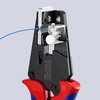 KNIPEX 12 12 14 Precision Insulation Stripper with adapted blades with multi-component handles burnished 195 mm