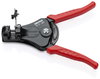 KNIPEX 12 21 180 Insulation Stripper with adapted blades with plastic grips black lacquered 180 mm
