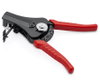 KNIPEX 12 21 180 Insulation Stripper with adapted blades with plastic grips black lacquered 180 mm
