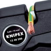 KNIPEX 12 40 200 SB Self-Adjusting Insulation Stripper 200 mm (self-service card/blister)