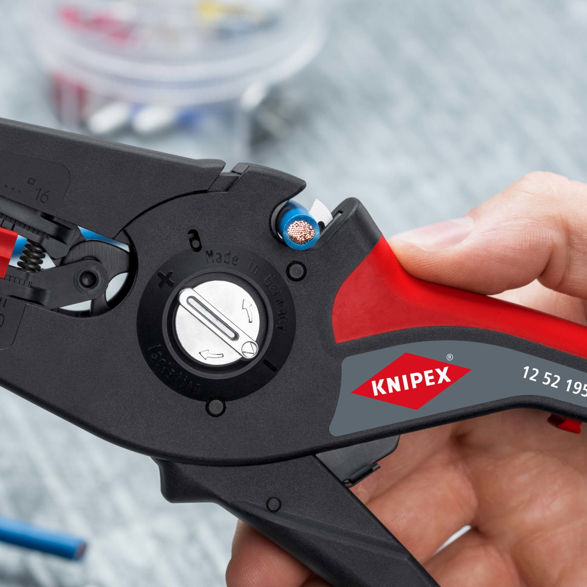 KNIPEX 12 52 195 PreciStrip16® Automatic Insulation Stripper 190 mm – Image 3 of 8