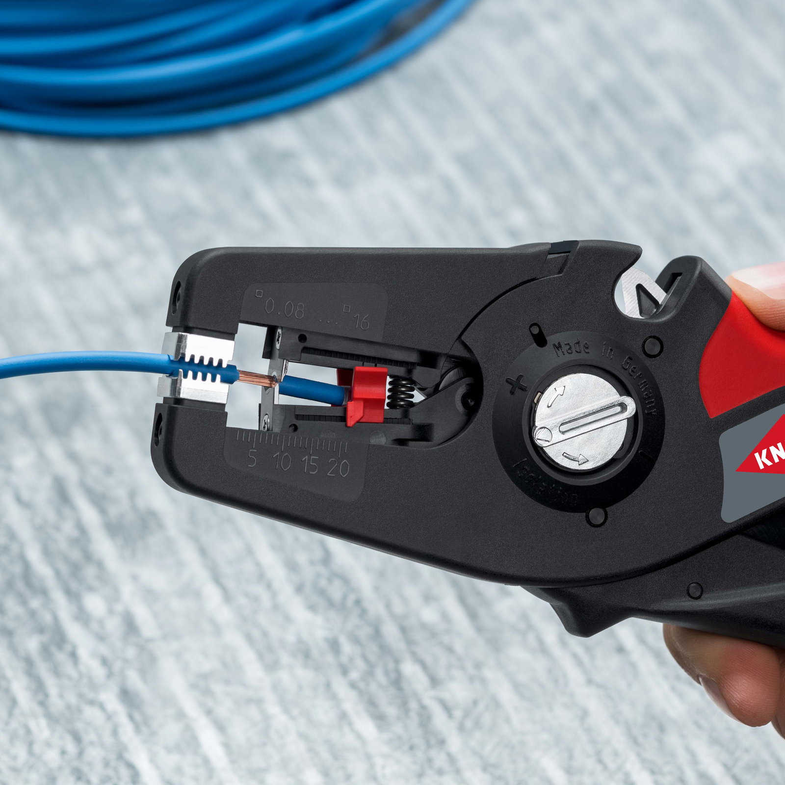 KNIPEX 12 52 195 PreciStrip16® Automatic Insulation Stripper 190 mm – Image 4 of 8