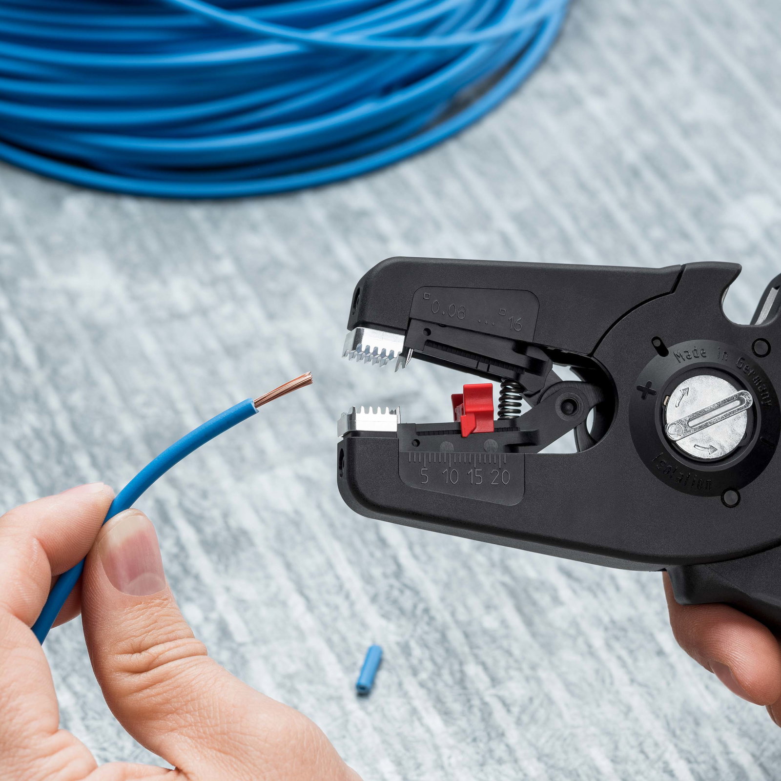 KNIPEX 12 52 195 PreciStrip16® Automatic Insulation Stripper 190 mm – Image 5 of 8