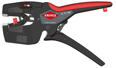 KNIPEX 12 72 190 NexStrip® Multi-Tool for Electricians with non-slip plastic grips 190 mm