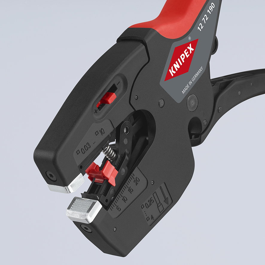 KNIPEX 12 72 190 NexStrip® Multi-Tool for Electricians with non-slip plastic grips 190 mm – Image 6 of 7