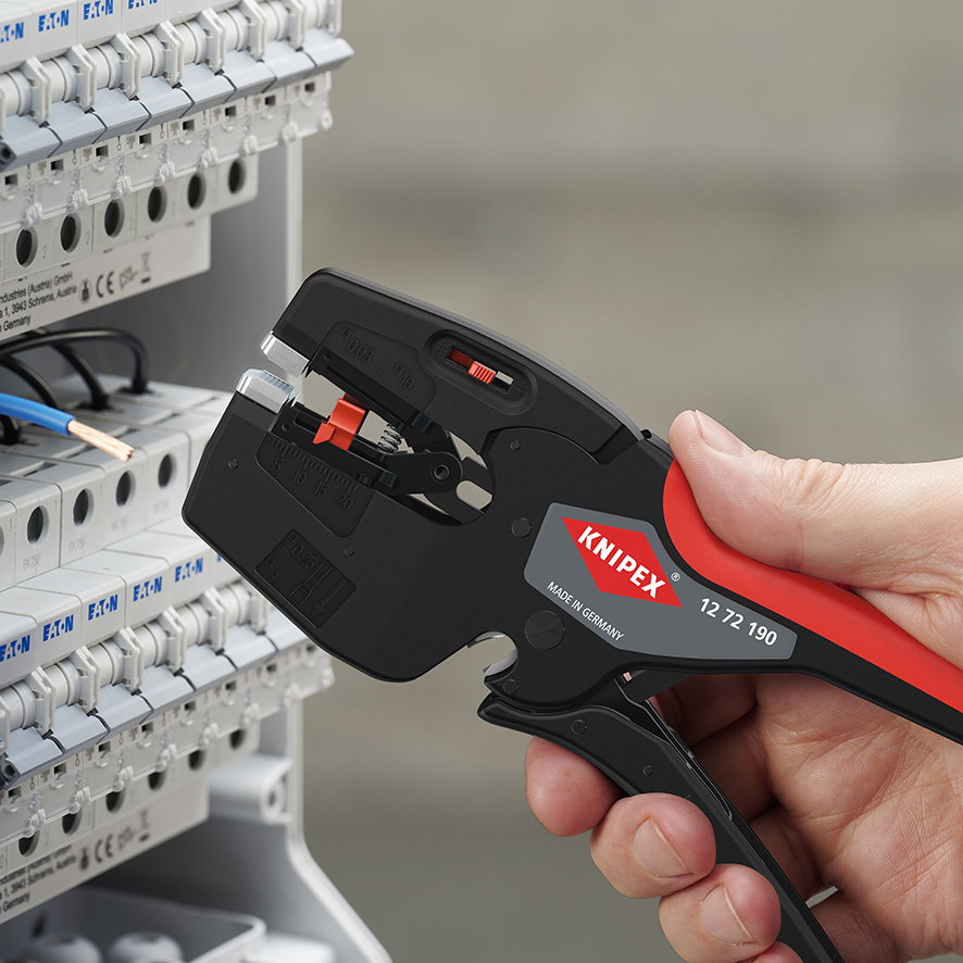 KNIPEX 12 72 190 NexStrip® Multi-Tool for Electricians with non-slip plastic grips 190 mm – Image 4 of 7