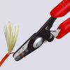 KNIPEX 12 82 130 SB Wire Stripper for fibre optics with plastic grips burnished 130 mm