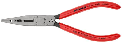 KNIPEX 13 01 160 Electricians' Pliers plastic coated black atramentized 160 mm