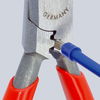 KNIPEX 13 05 160 T Electricians' Pliers with multi-component grips, with integrated tether attachment point for a tool tether chrome-plated 160 mm