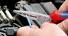 KNIPEX 13 01 160 Electricians' Pliers with plastic coating black atramentized 160 mm