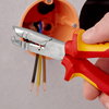 KNIPEX 13 46 165 SB Stripping Pliers insulated with multi-component grips, VDE-tested chrome-plated 165 mm