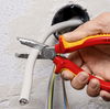 KNIPEX 13 46 165 Stripping Pliers insulated with multi-component grips, VDE-tested chrome-plated 165 mm