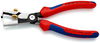 KNIPEX 13 62 180 StriX® Insulation strippers with cable shears with multi-component grips black atramentized 180 mm