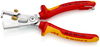 KNIPEX 13 66 180 T StriX® Insulation strippers with cable shears insulated with multi-component grips, VDE-tested with integrated insulated tether attachment point for a tool tether chrome-plated 180 mm