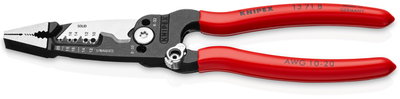 KNIPEX 13 71 8 WireStripper Multifunction Electrician Pliers American style plastic coated black atramentized 200 mm