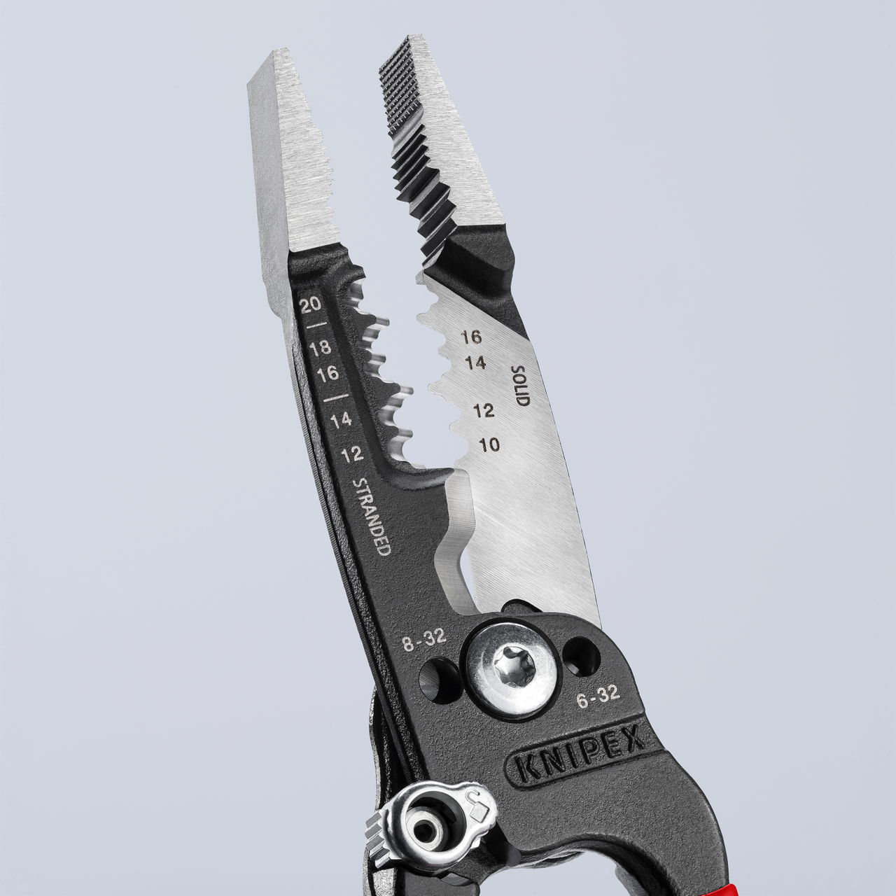 KNIPEX 13 71 8 WireStripper Multifunction Electrician Pliers American style with plastic coating black atramentized 200 mm – Image 4 of 4