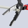 KNIPEX 13 72 200 ME WireStripper metric version with comfort handles black atramentized 200 mm