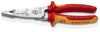 KNIPEX 13 76 200 ME WireStripper Multifunction Electrician Pliers metric version insulated with multi-component grips, VDE-tested chrome-plated 200 mm