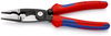 KNIPEX 13 82 200 Pliers for Electrical Installation with multi-component grips black atramentized 200 mm