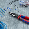 KNIPEX 13 82 200 Pliers for Electrical Installation with comfort handles black atramentized 200 mm