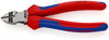 KNIPEX 14 22 160 Diagonal Insulation Stripper with multi-component grips black atramentized 160 mm