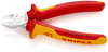 KNIPEX 14 26 160 SB Diagonal Insulation Stripper insulated with multi-component grips, VDE-tested chrome-plated 160 mm (self-service card/blister)
