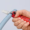 KNIPEX 16 20 165 SB Stripping Tool with scalpel blade shock-resistant plastic body 165 mm