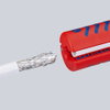 KNIPEX 16 60 100 SB Stripping Tool for coax cable universal 100 mm