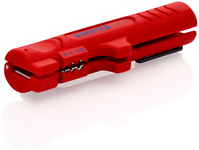 KNIPEX 16 64 125 SB Stripping Tool for flat and round cable 125 mm
