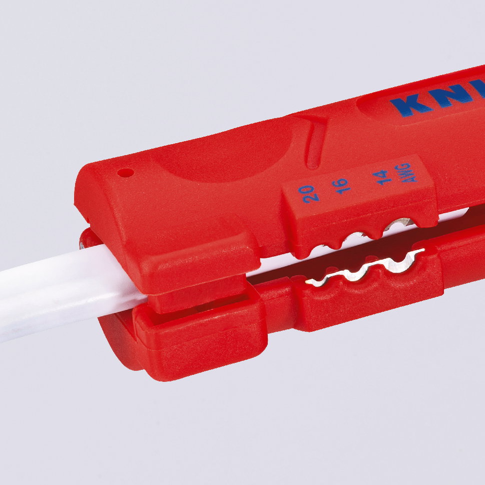 KNIPEX 16 64 125 SB Stripping Tool for flat and round cable  125 mm – Image 3 of 5