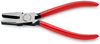 KNIPEX 20 01 180 Flat Nose Pliers plastic coated black atramentized 180 mm