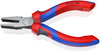 KNIPEX 20 02 140 Flat Nose Pliers with comfort handles black atramentized 140 mm