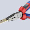 KNIPEX 20 02 140 Flat Nose Pliers with comfort handles black atramentized 140 mm