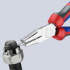 KNIPEX 20 05 160 Flat Nose Pliers with comfort handles chrome-plated 160 mm