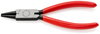 KNIPEX 22 01 160 Round Nose Pliers plastic coated black atramentized 160 mm