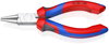 KNIPEX 22 05 140 Round Nose Pliers with comfort handles chrome-plated 140 mm