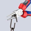 KNIPEX 22 05 140 Round Nose Pliers with comfort handles chrome-plated 140 mm
