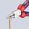 KNIPEX 22 05 140 Round Nose Pliers with comfort handles chrome-plated 140 mm