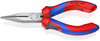 KNIPEX 25 02 140 SB Snipe Nose Side Cutting Pliers (Radio Pliers) with comfort handles black atramentized 140 mm