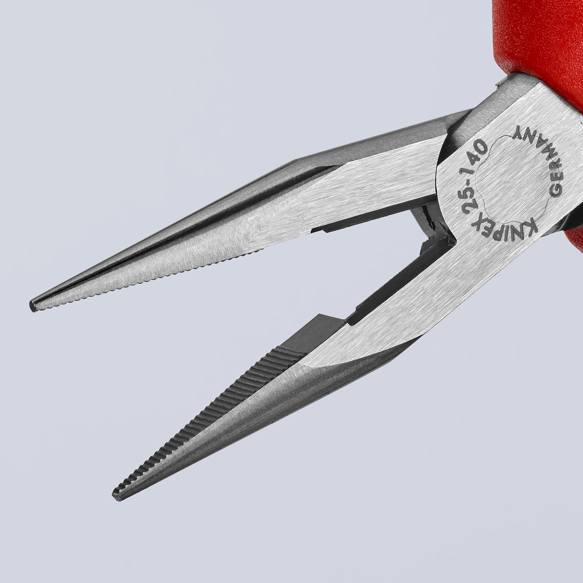 KNIPEX 25 02 140 Snipe Nose Side Cutting Pliers (Radio Pliers) with comfort handles black atramentized 140 mm – Image 5 of 6
