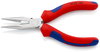 KNIPEX 25 05 140 Snipe Nose Side Cutting Pliers (Radio Pliers) with multi-component grips chrome-plated 140 mm