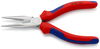 KNIPEX 25 05 160 Snipe Nose Side Cutting Pliers (Radio Pliers) with multi-component grips chrome-plated 160 mm