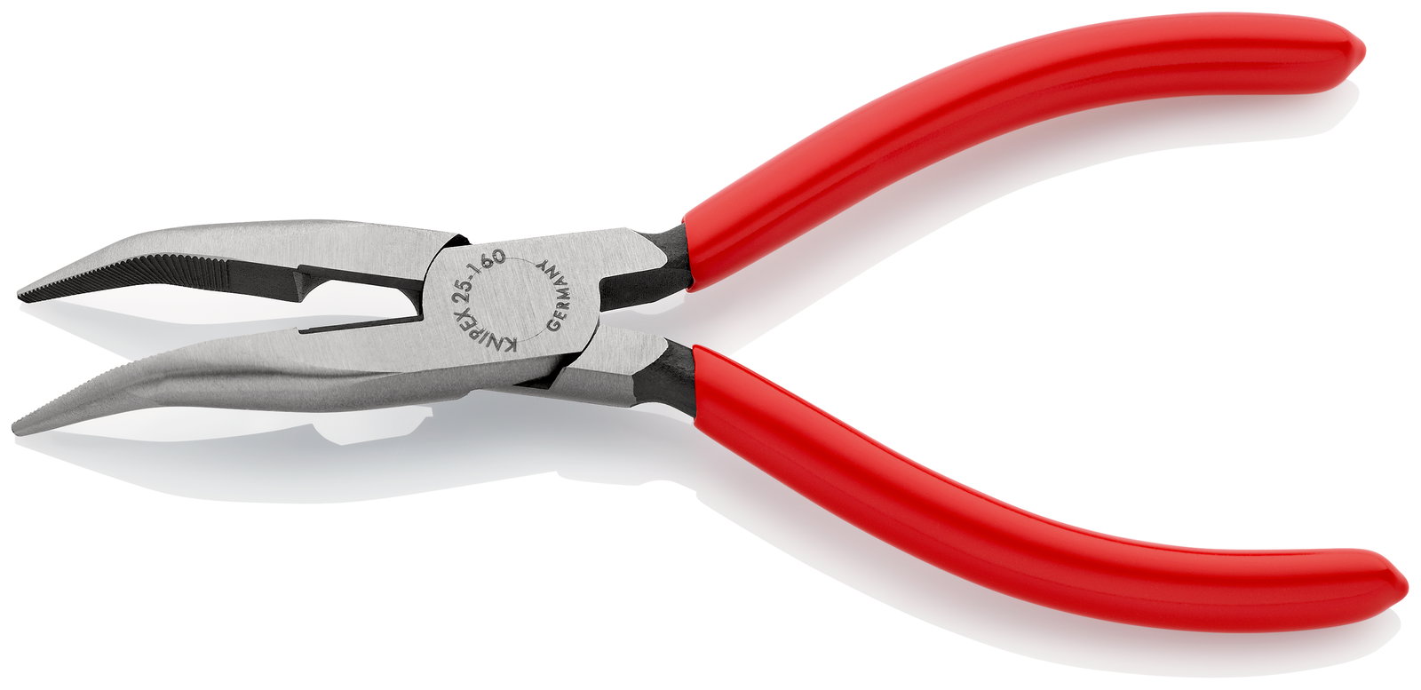 KNIPEX 25 21 160 Snipe Nose Side Cutting Pliers (Radio Pliers) with plastic coating black atramentized 160 mm – Image 2 of 3