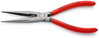 KNIPEX 26 11 200 Snipe Nose Side Cutting Pliers (Stork Beak Pliers) plastic coated black atramentized 200 mm