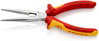 KNIPEX 26 16 200 Snipe Nose Side Cutting Pliers (Stork Beak Pliers) insulated with multi-component grips, VDE-tested chrome-plated 200 mm