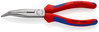 KNIPEX 26 22 200 Snipe Nose Side Cutting Pliers (Stork Beak Pliers) with multi-component grips black atramentized 200 mm
